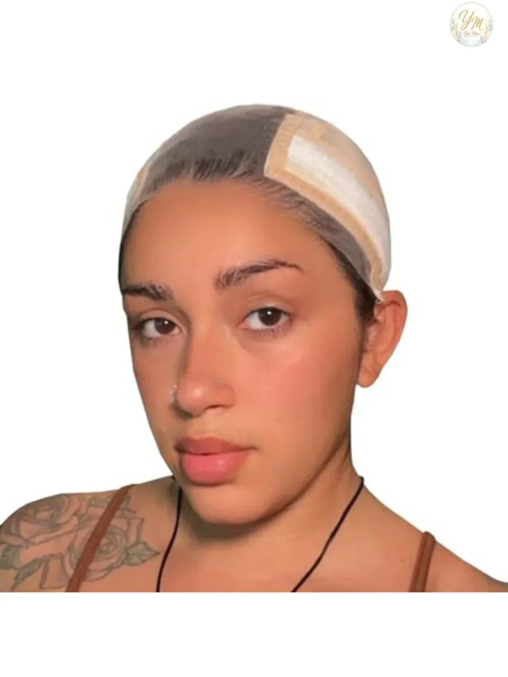 Non Slip Wig Grip Cap with Lace Front, Glueless Velvet Band, Adjustable,